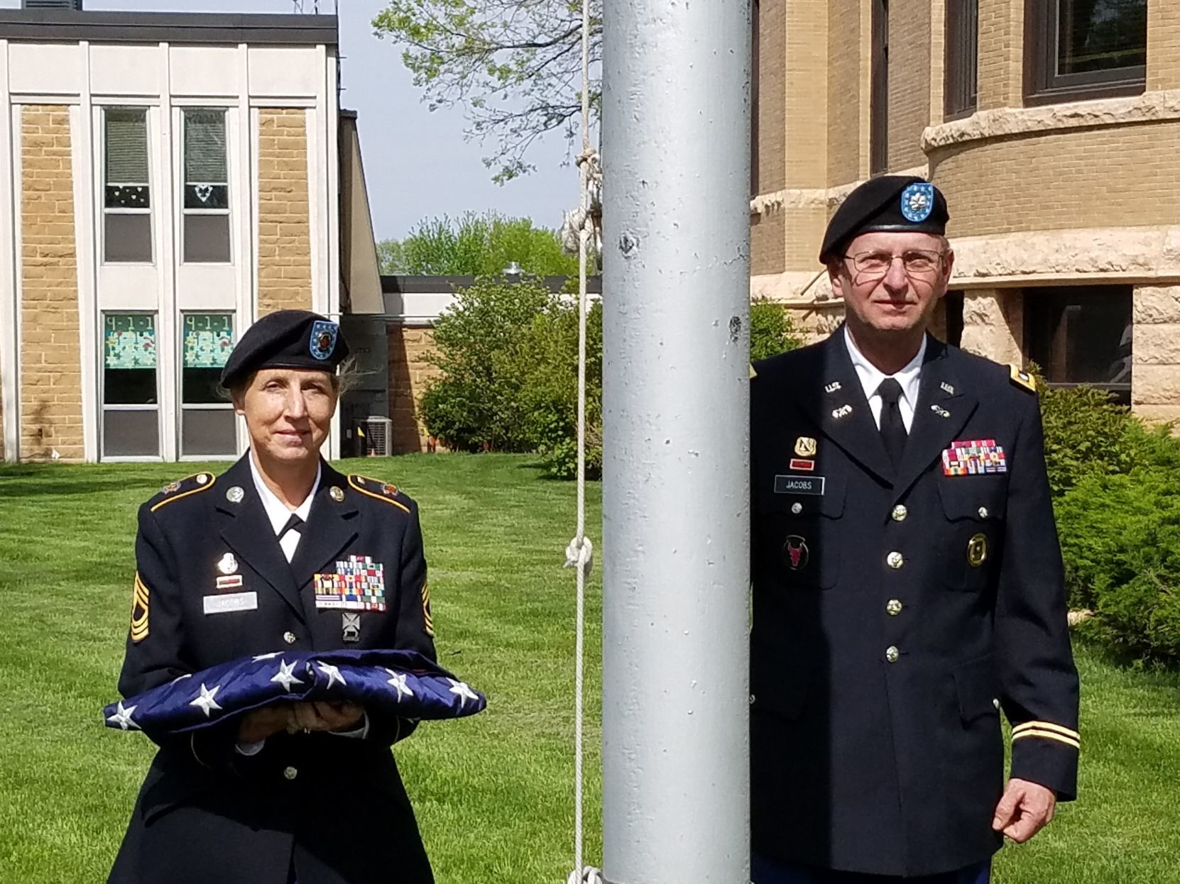 flag raising
